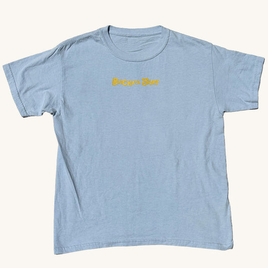 BACHATA SURF LOGO BABY BLUE/YELLOW - M