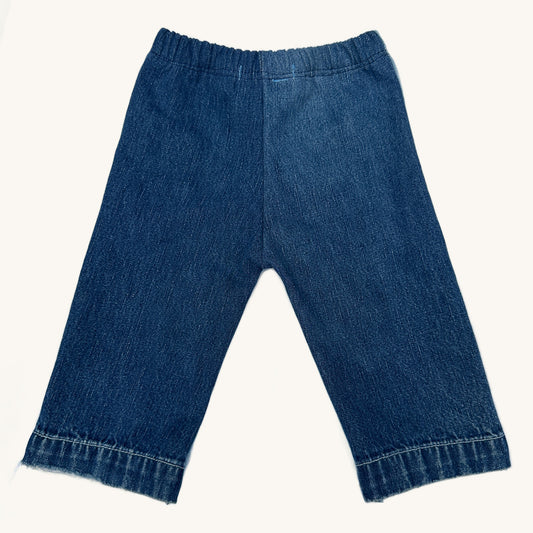 DOUBLE DENIM BABY PANT - 12mo