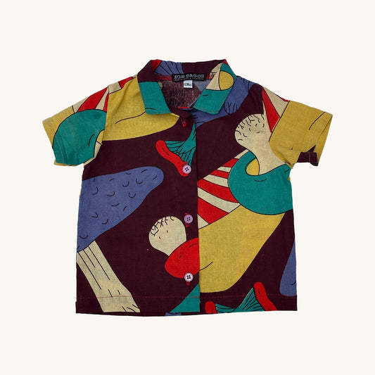 MUSHROOM BABY MATCHING PANT SUIT - 12mo