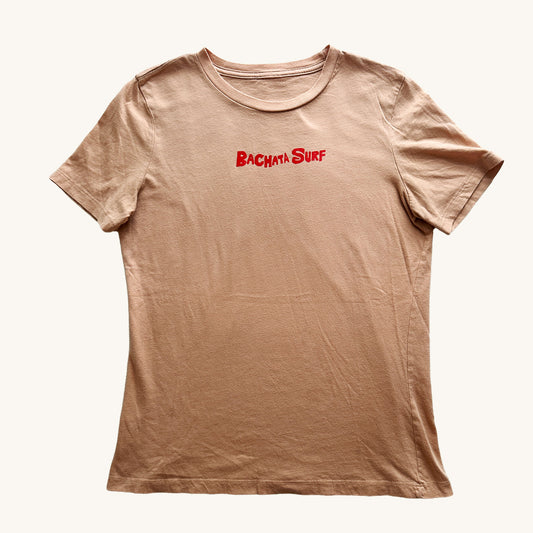 BACHATA SURF LOGO TAN/RED - S