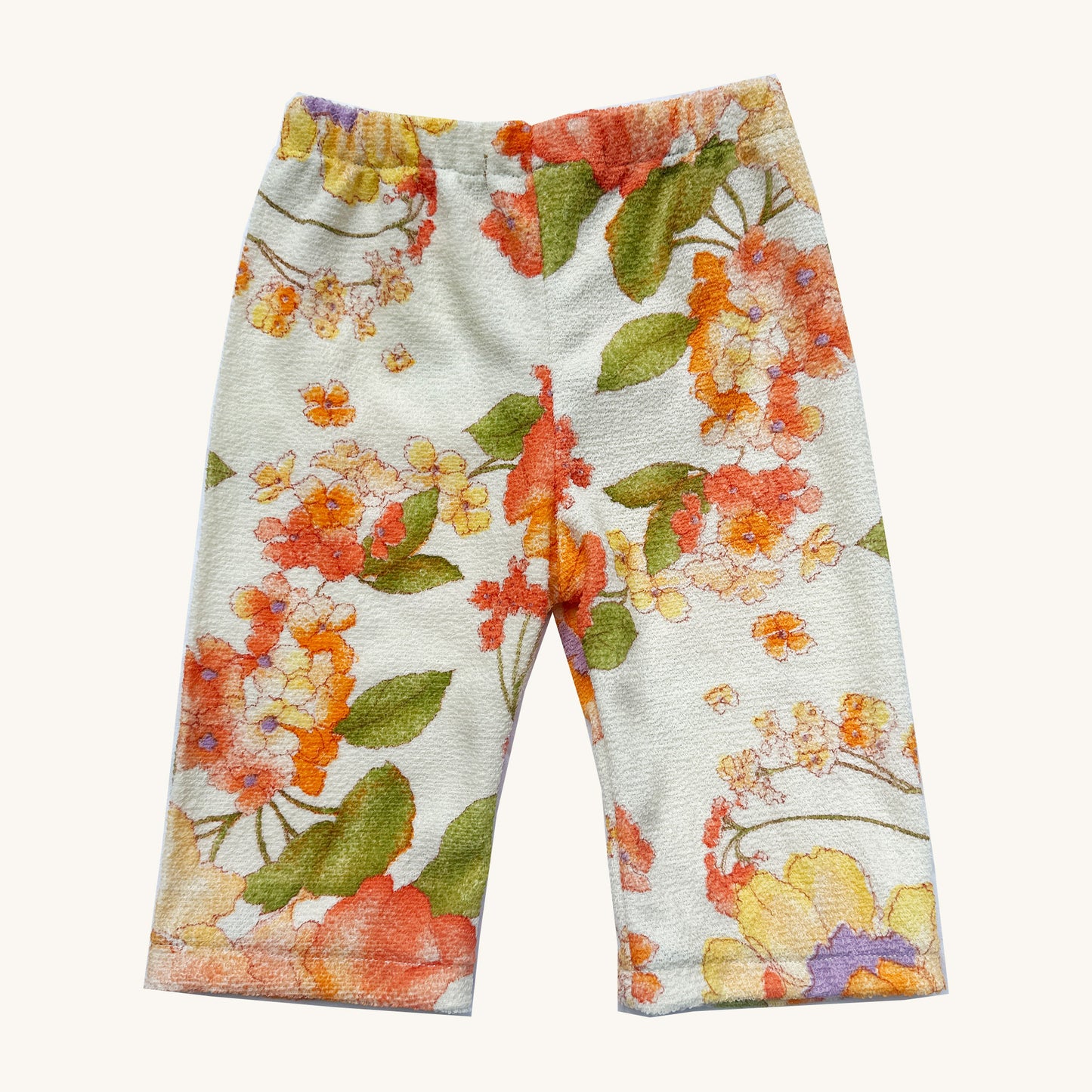 VINTAGE TERRY FLORAL PANT - 6mo